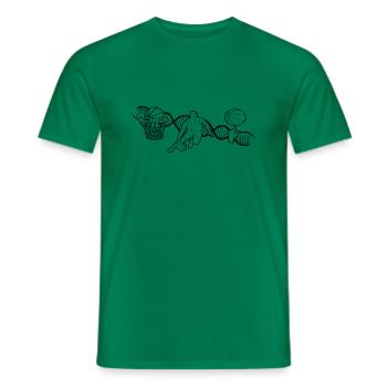 Basketball Basketball Lovers Basketball Club - T-shirt homme - vert - Devant - AI Model Male 178 dark (178cm)
