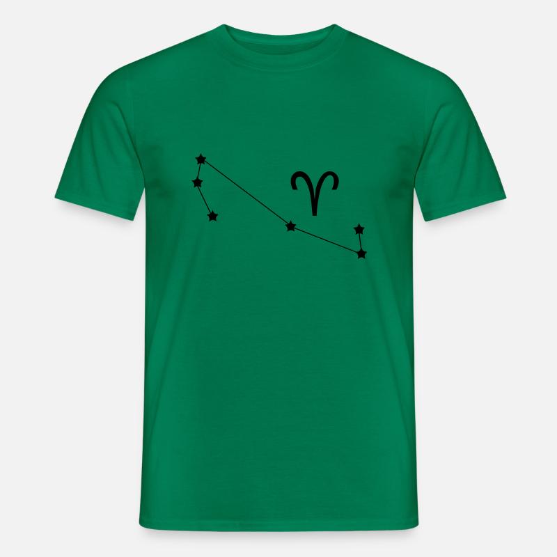 Sternbild Widder Sternzeichen - Männer T-Shirt - Kelly Green