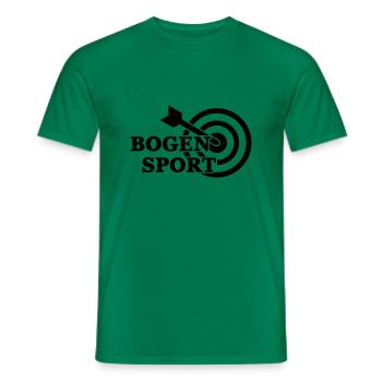 Bogensport (Zielscheibe) - Männer T-Shirt - Kelly Green - Vorne - AI Model Male 178 dark (178cm)