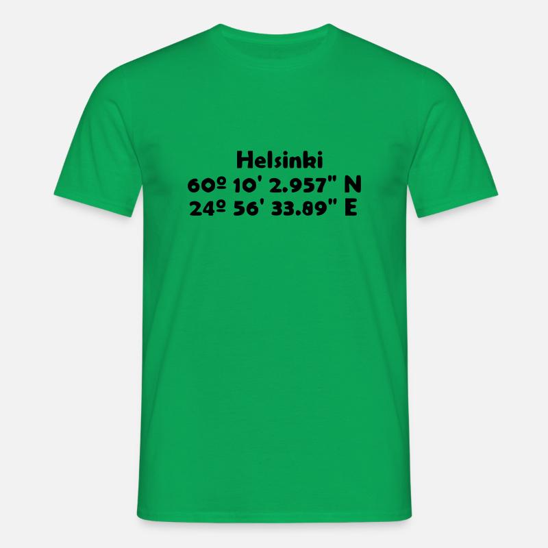 Helsinki - Männer T-Shirt - Kelly Green
