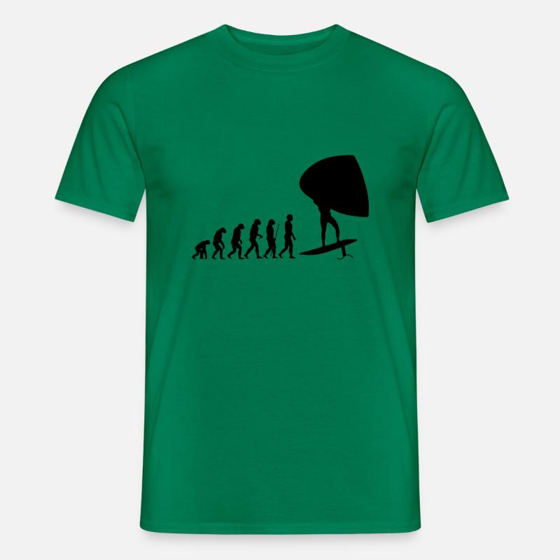Évolution du wingfoil - T-shirt homme - vert
