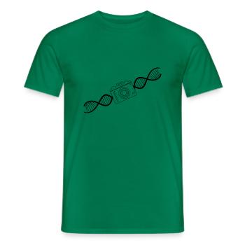 Photography Camera Photographer funny Photographer - Men's T-Shirt - kelly green - Front - AI Model Male 178 dark (178cm)