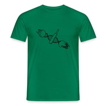 Cricket Slogan Cadeau Cricket Fan Team Cricket - T-shirt homme - vert - Devant - AI Model Male 178 dark (178cm)