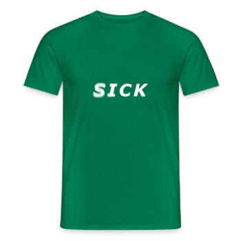 MALADE - T-shirt homme - vert - Devant - AI Model Male 178 dark (178cm)