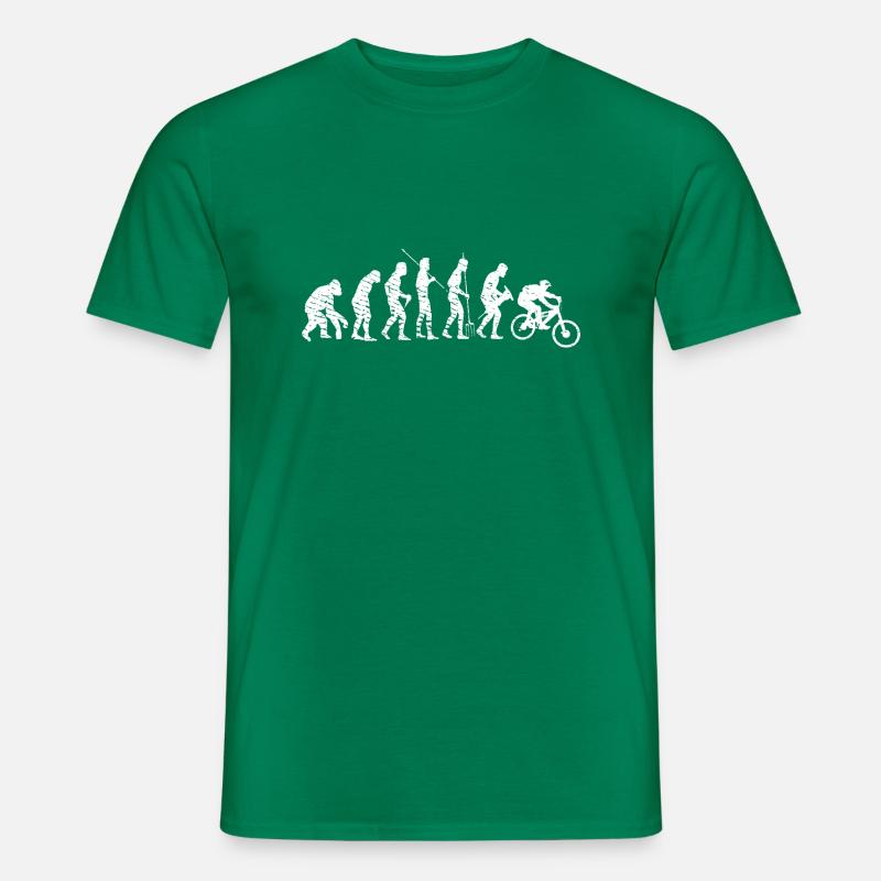 Cyclisme Vélo Evolution VTT Vélo Tour - T-shirt homme - vert
