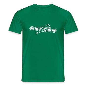 Skispringer Wintersport Skisprung Ski Skifliegen - Männer T-Shirt - Kelly Green - Vorne - AI Model Male 178 dark (178cm)