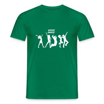 Dancing Dance Music - Men's T-Shirt - kelly green - Front - AI Model Male 178 dark (178cm)