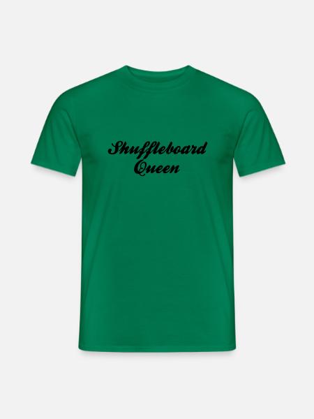 shuffleboard queen - Men's T-Shirt - kelly green