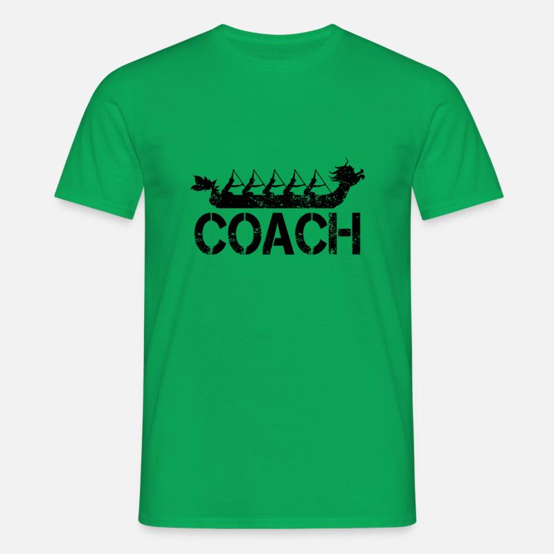 Drachenboot Trainer - Männer T-Shirt - Kelly Green