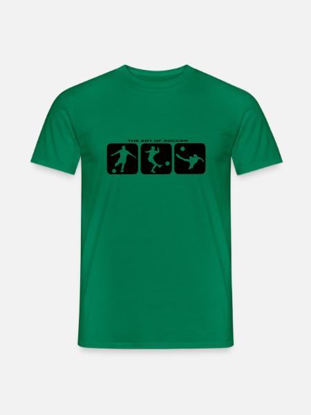Fussball Soccer Trikot Sport Football Tor Fun - Männer T-Shirt - Kelly Green