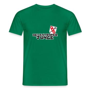 Oeventroper Junge - Männer T-Shirt - Kelly Green - Vorne - AI Model Male 178 dark (178cm)