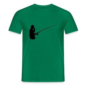 fisherman - Männer T-Shirt - Kelly Green - Vorne - AI Model Male 178 dark (178cm)