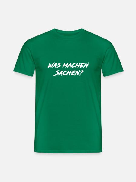 Was machen sachen White - Männer T-Shirt - Kelly Green
