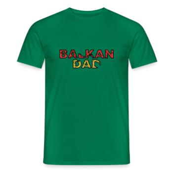 Balkan, Bosnien, Serbien, Kroatien, Jugoslawien, Mazedonien - Männer T-Shirt - Kelly Green - Vorne - AI Model Male 178 dark (178cm)