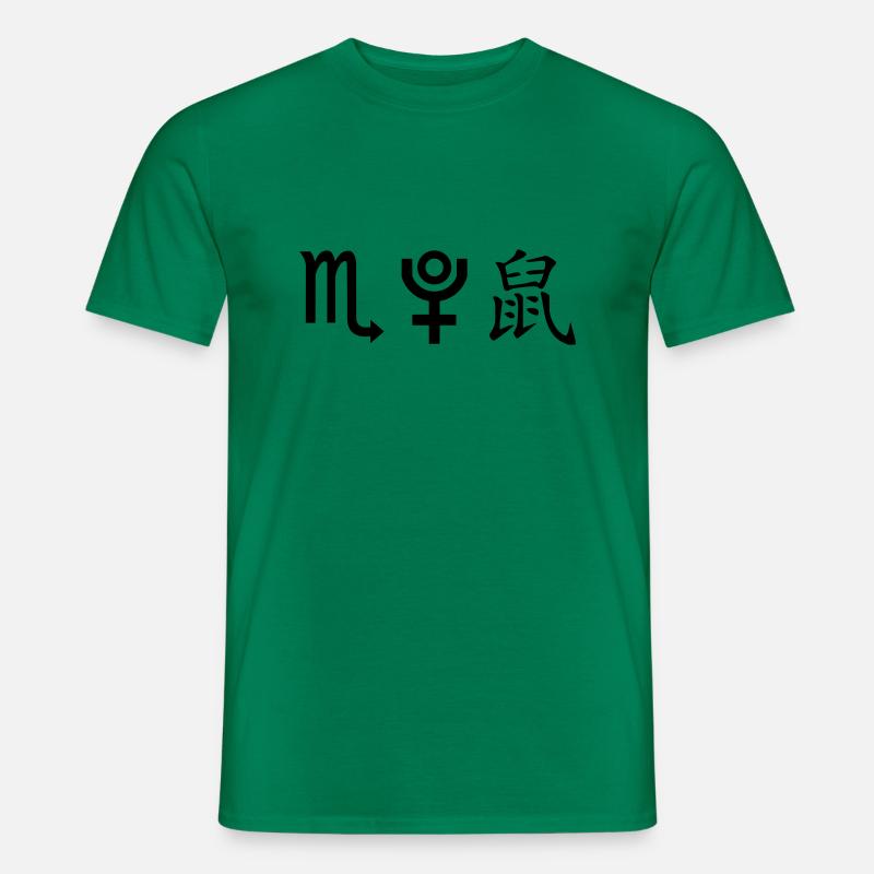 skorpion pluto ratte - Männer T-Shirt - Kelly Green