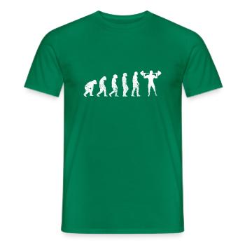 Fitness Bodybuilder Musculation Muscle Athletes - T-shirt homme - vert - Devant - AI Model Male 178 dark (178cm)