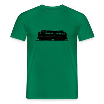 Elektrolokomotive br 110 db - Männer T-Shirt - Kelly Green - Vorne - AI Model Male 178 dark (178cm)