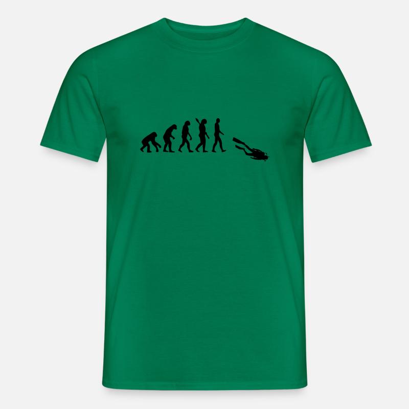 Diving Dive Dive - Men's T-shirt - kelly green