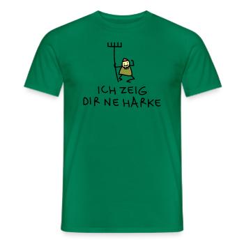 Bauer Rebell - Männer T-Shirt - Kelly Green - Vorne - AI Model Male 178 dark (178cm)