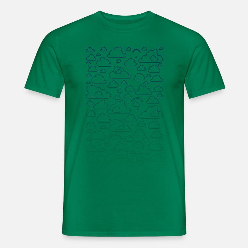 Cloud Surfer Paragliding dark - Männer T-Shirt - Kelly Green