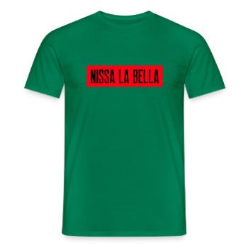 cadeau NISSA LA BELLA supporter ville de nice - T-shirt homme - vert - Devant - AI Model Male 178 dark (178cm)