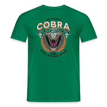 Le Cobra Invincible - T-shirt homme - vert - Devant - AI Model Male 178 dark (178cm)