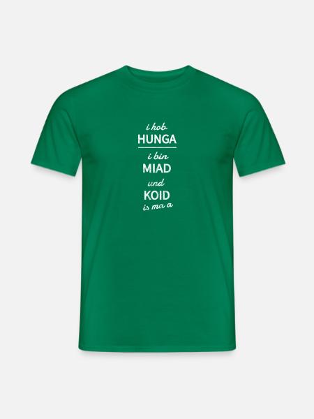 Österreichischer Dialekt - Austria - Mundart - Männer T-Shirt - Kelly Green