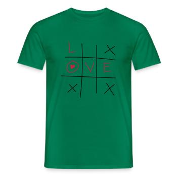 Love - T-shirt homme - vert - Devant - AI Model Male 178 dark (178cm)
