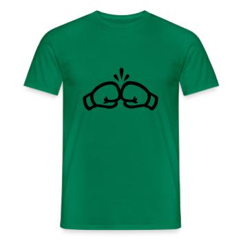Boxing Gloves - Men's T-Shirt - kelly green - Front - AI Model Male 178 dark (178cm)