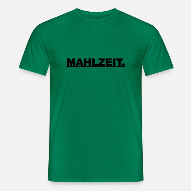 Mahlzeit - Männer T-Shirt - Kelly Green