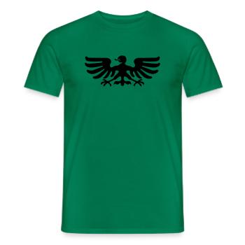 Adler Vogel Wappen Tier - Männer T-Shirt - Kelly Green - Vorne - AI Model Male 178 dark (178cm)