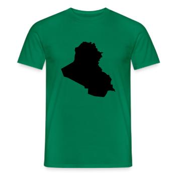 irak - Männer T-Shirt - Kelly Green - Vorne - AI Model Male 178 dark (178cm)