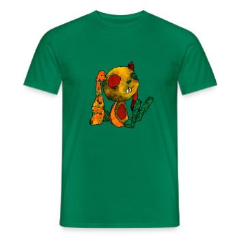 Herbsthase - Männer T-Shirt - Kelly Green - Vorne - AI Model Male 178 dark (178cm)
