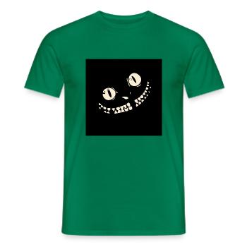 grinsekatze - Männer T-Shirt - Kelly Green - Vorne - AI Model Male 178 dark (178cm)
