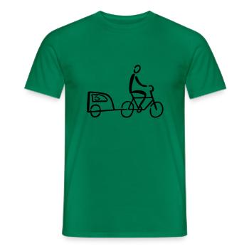Hundehaenger - Men's T-Shirt - kelly green - Front - AI Model Male 178 dark (178cm)
