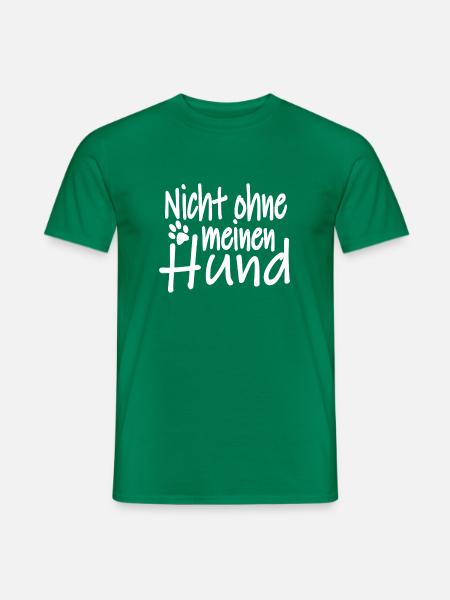 Nicht ohne meinen Hund. Bester Freund, Hund - Männer T-Shirt - Kelly Green