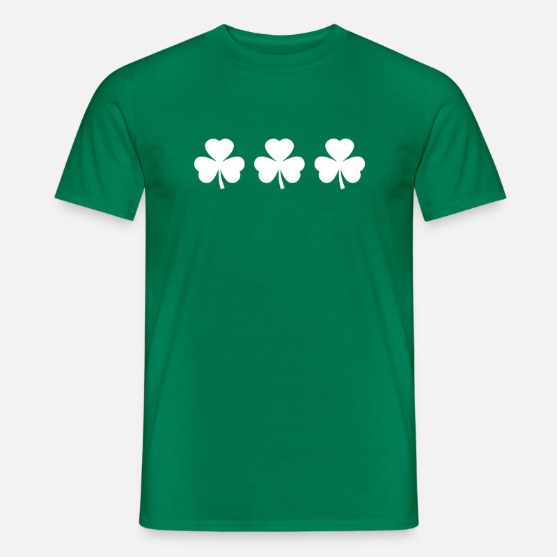Trèfle de la Saint-Patrick d’Irlande - T-shirt homme - vert