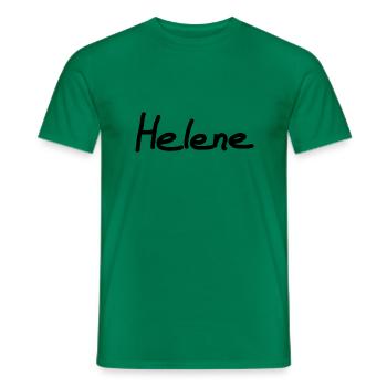 Helene - Men's T-Shirt - kelly green - Front - AI Model Male 178 dark (178cm)