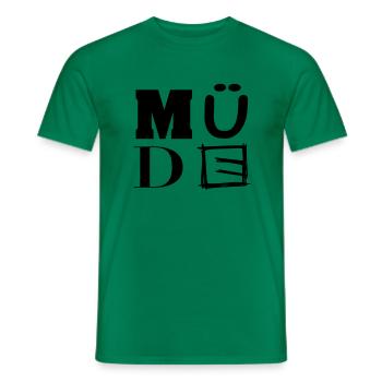 marre - T-shirt homme - vert - Devant - AI Model Male 178 dark (178cm)