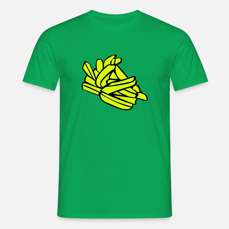 Pommes frites oder Chips - Männer T-Shirt - Kelly Green