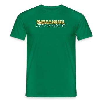 DLM CH IMMANUEL W1U - Men's T-Shirt - kelly green - Front - AI Model Male 178 dark (178cm)