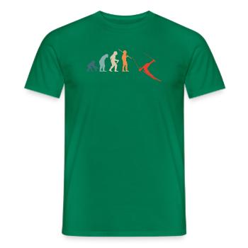 Ski Ski Après-Ski Evolution - T-shirt homme - vert - Devant - AI Model Male 178 dark (178cm)