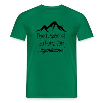 Sometime - Men's T-Shirt - kelly green - Front - AI Model Male 178 dark (178cm)