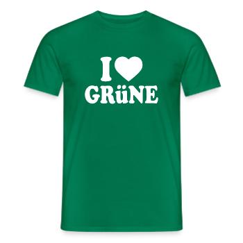 J’adore le vert - T-shirt homme - vert - Devant - AI Model Male 178 dark (178cm)