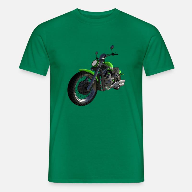motorrad - Männer T-Shirt - Kelly Green