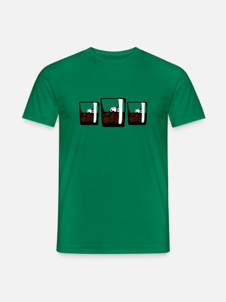3 Drinks - T-shirt homme - vert
