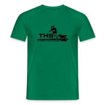 415 E-tournoi sports de chien - T-shirt homme - vert - Devant - AI Model Male 178 dark (178cm)