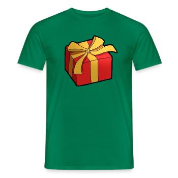 gave - Mænd T-shirt - kelly grøn - Foran - AI Model Male 178 dark (178cm)