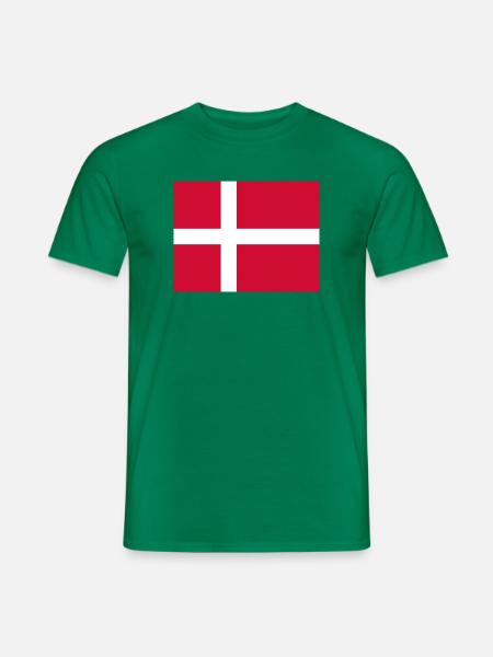 Dänemark - Männer T-Shirt - Kelly Green