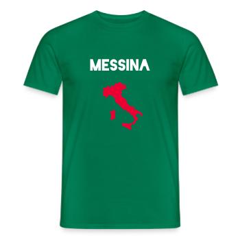 Strasse von Messina Italien Sizilien Shirt - Männer T-Shirt - Kelly Green - Vorne - AI Model Male 178 dark (178cm)